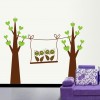 Trees and Owls Wall Decal 